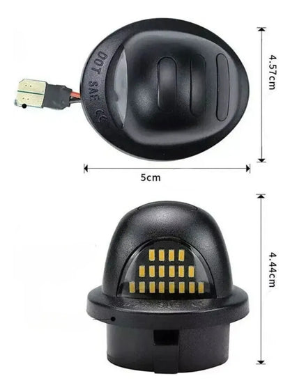 Par Luz Led Placa Matricula Bicolor Ford F150 F350 1990-2014