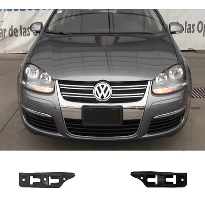 Par Guias Soporte Facia Defensa Delantera Vw Bora 2005-2010