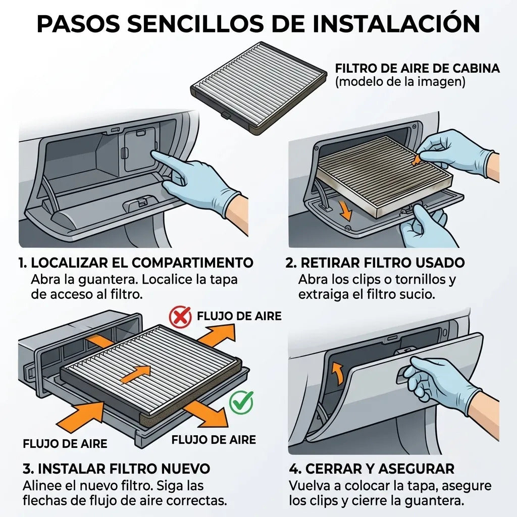 Filtro Aire Acondicionado Cabina Chevrolet Aveo Gm 2004-2011