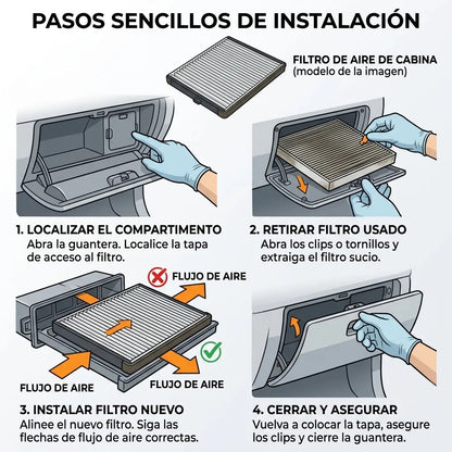 Filtro Aire Acondicionado Cabina Chevrolet Aveo Gm 2004-2011