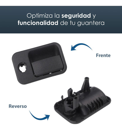 Chapa Manija Corta Guantera Vw Mk3 Golf Jetta A3 1993-1999