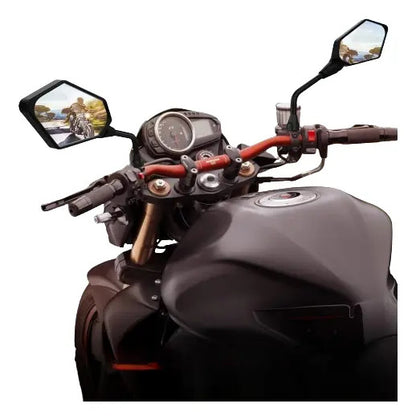 Espejo Retrovisor Moto Universal Deportivo Manillar 10mm 2pz