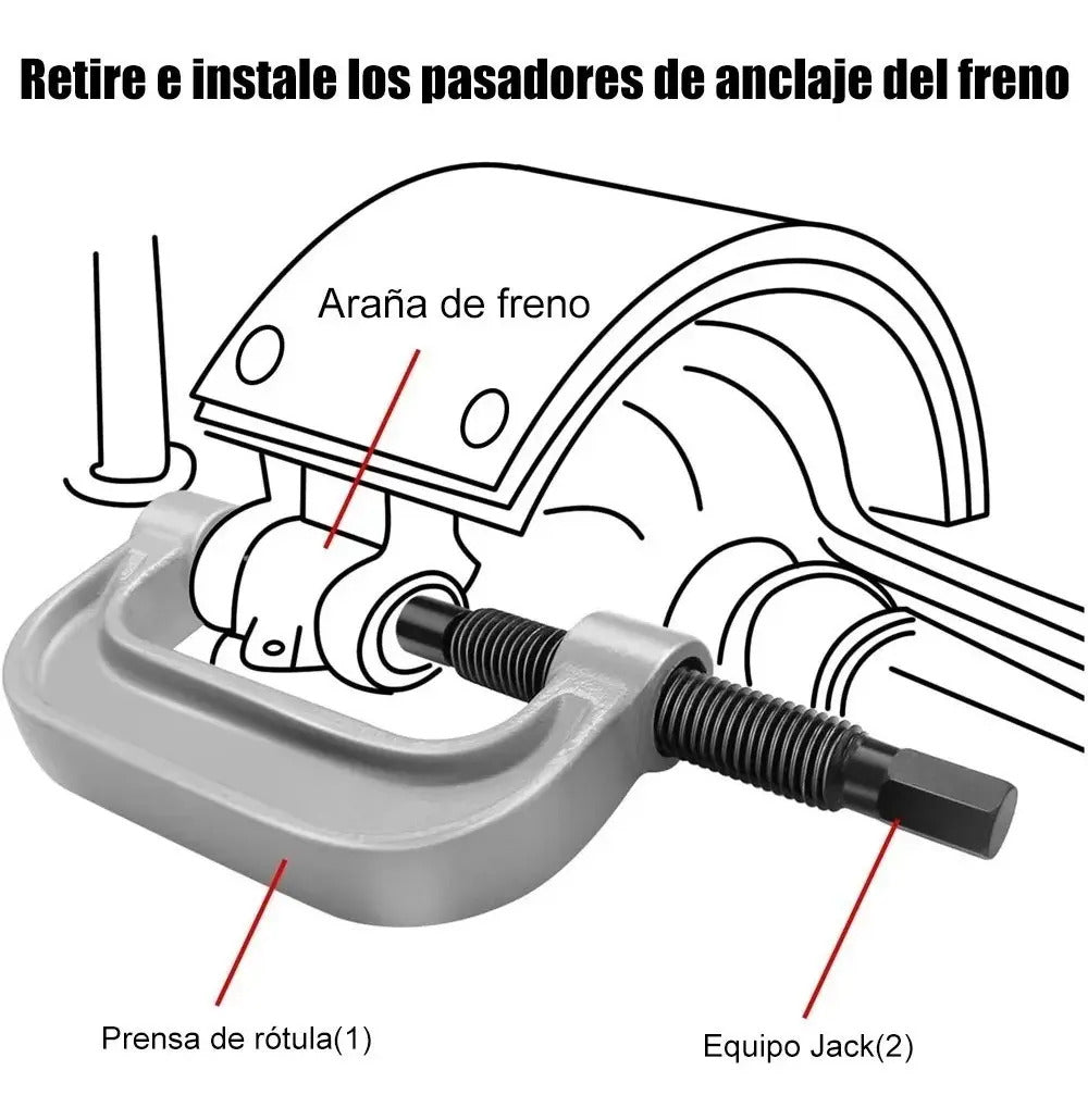 Prensa Rotula Kit 4 En 1 Instalador Montar Desmontar Buje 2wd 4wd