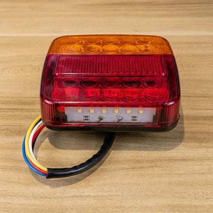 Par Calavera Plafon Led Trasera Grua Camión Remolque 12/24v