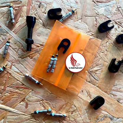 Kit 4 Nucleos Valvula Presta Francesa Tubeless Extractor