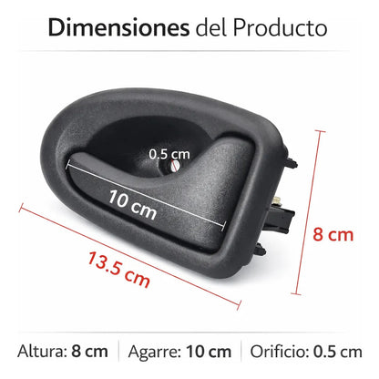 Manija Interior Par Delantero Nissan Platina Clio 2002-2010