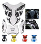 Sticker 3d Protector Cubre Tanque Moto Calcomania Flama Pescado Fishbone