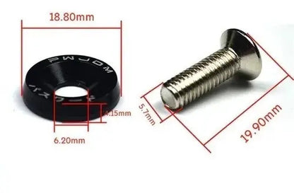 Tornilleria Motor Jdm Fender Decorativo Washer Tuning Header