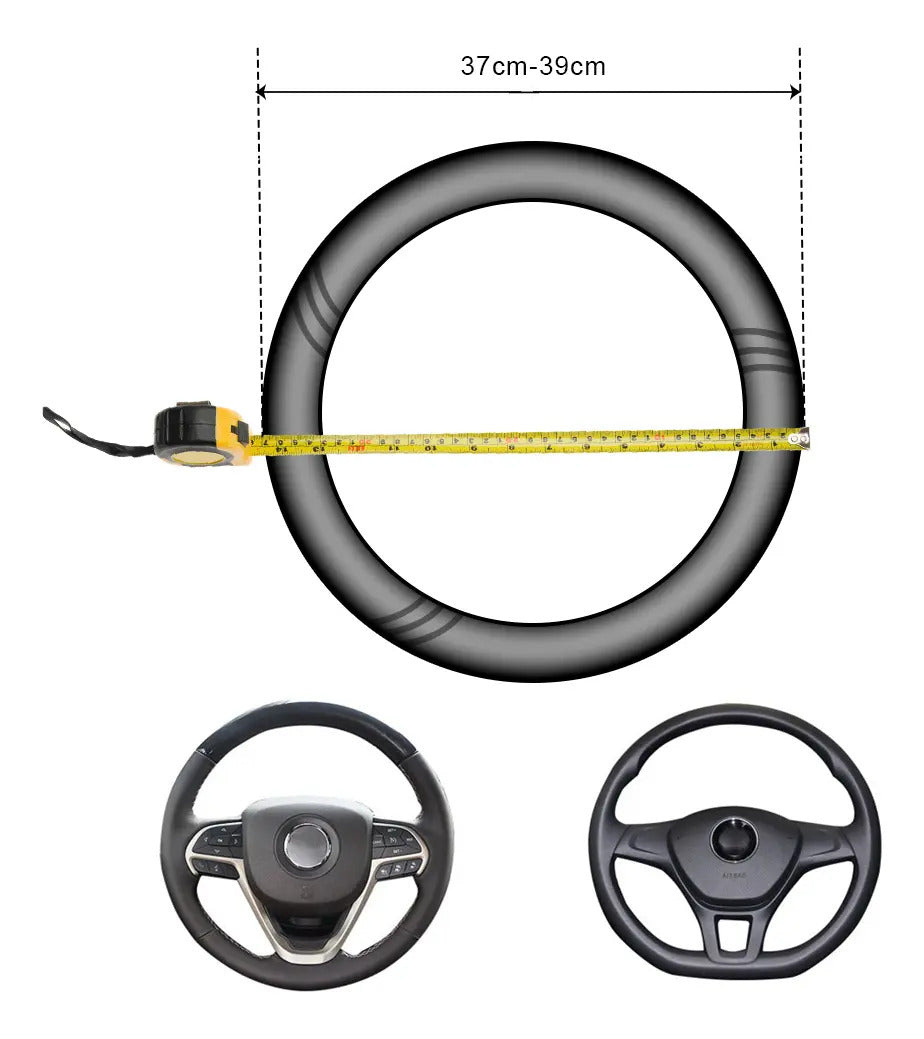 Funda Cubre Volante Deportivo Protector Antiderrapante Auto