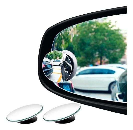 Espejo Convexo Retrovisor Punto Ciego Angulo Ajustable 2 Pzs