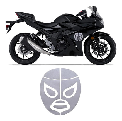 Calcomanía Mascara Luchador Sticker Auto Suv Moto Universal