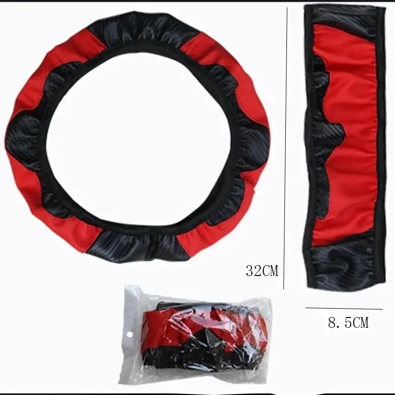 Funda Cubre Volante Deportivo Protector Antiderrapante Auto