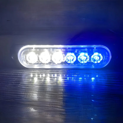 Par Faro Led Patrulla Barra Lateral Estrobo Moto Auto