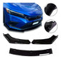 Lip 3 Piezas Civic Jetta Plástico Facia Delantero Splitter