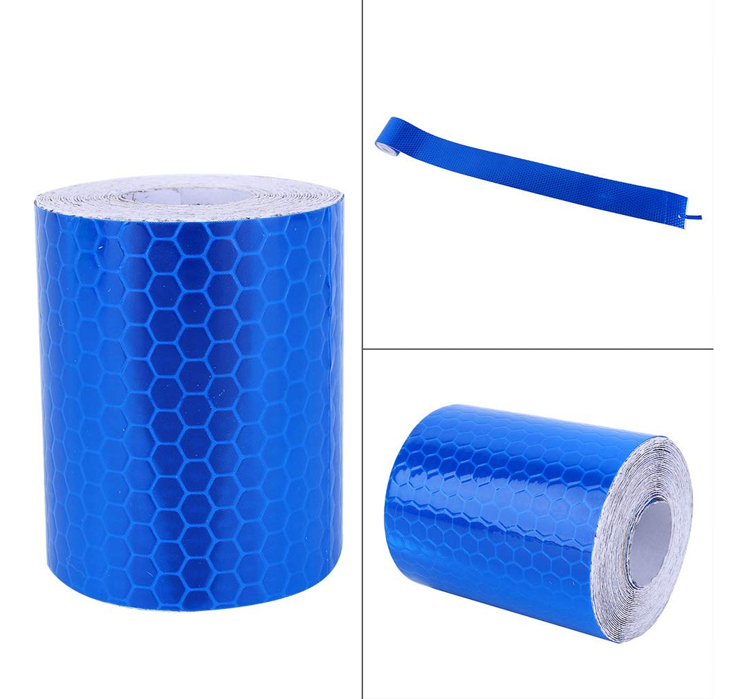 Sticker 5cmx3m Reflejante Seguridad Protector Auto Moto Bici