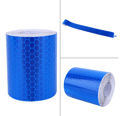 Sticker 5cmx3m Reflejante Seguridad Protector Auto Moto Bici