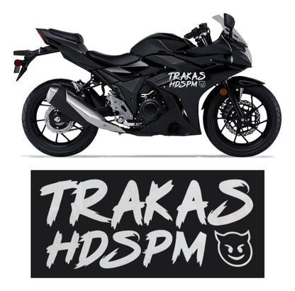 Calcomanía Trakas Hdspm Sticker Universal Decorativo Auto
