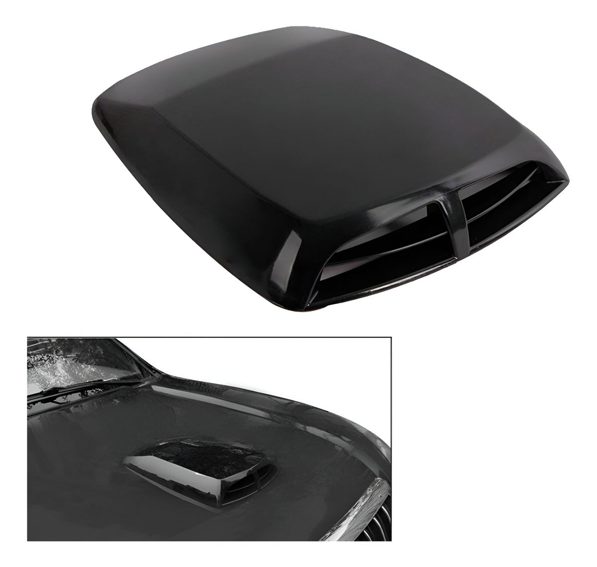 Vista Toma Aire Estilo Mustang Cofre Ventilacion Universal