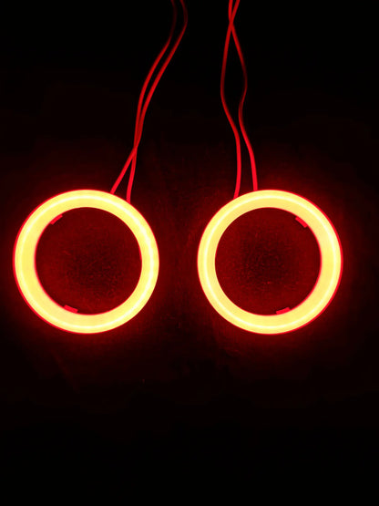 Aro Led Doble Anillo Ojo Angel Brillante Decorativo 80mm