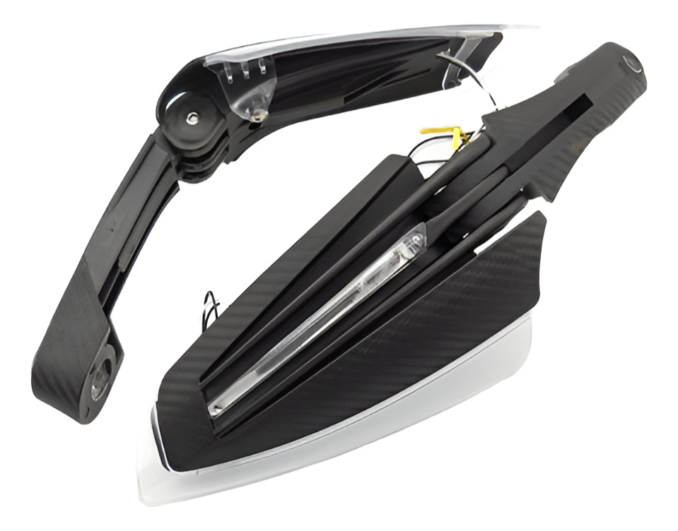 Cubre Puño Moto Universal Handguard Luz Led Protector Manos