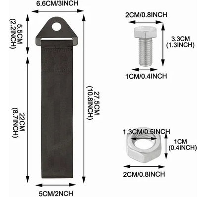 Tiron jalon tela liso auto universal