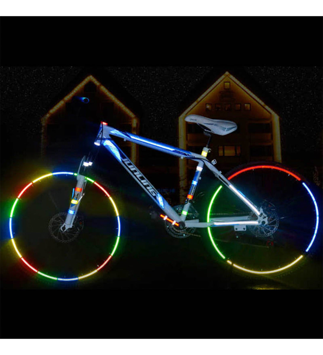 Sticker 5cmx3m Reflejante Seguridad Protector Auto Moto Bici