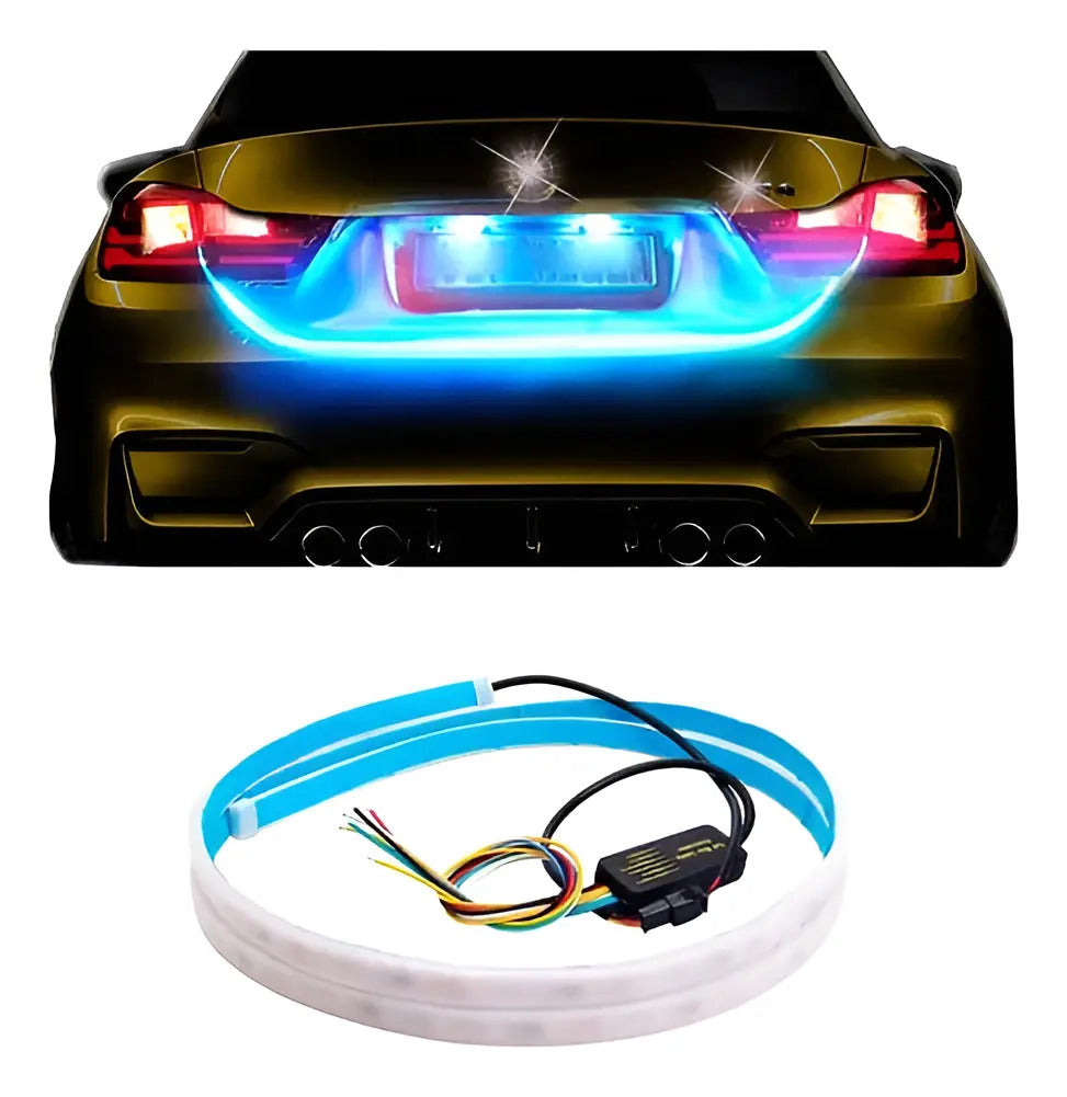 Tira Luz Led Cajuela Decorativa Tunning 1.5m Auto
