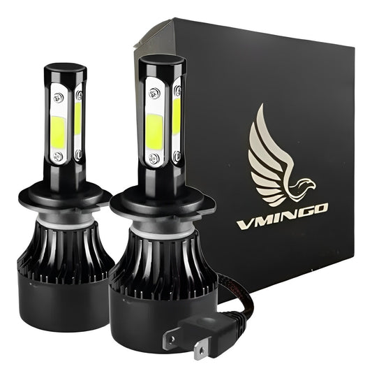 Kit Faros Led Delanteros 4 Lados 9005 H7 9006 H11 Luz Baja