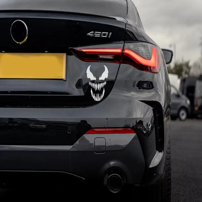 Calcomania Carnage Venom Sticker Universal Decorativo Auto Moto Suv Vinil Laptop Termo Pegatina Blanco