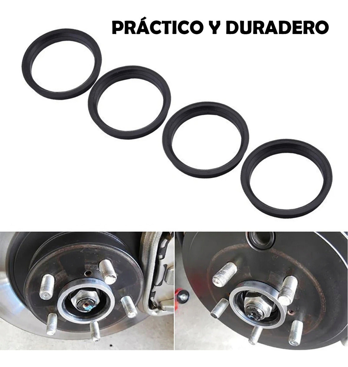 Centrador Rin 57.1 - 67.1 Chico Plastico Vw Audi Seat