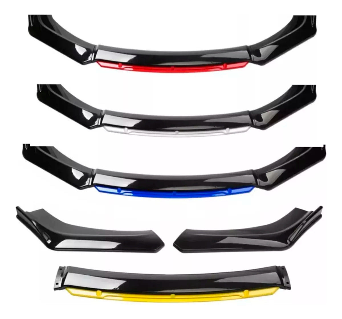 Lip Splitter Delantero Filo Color Facia Auto Deportivo Frontal 4pz