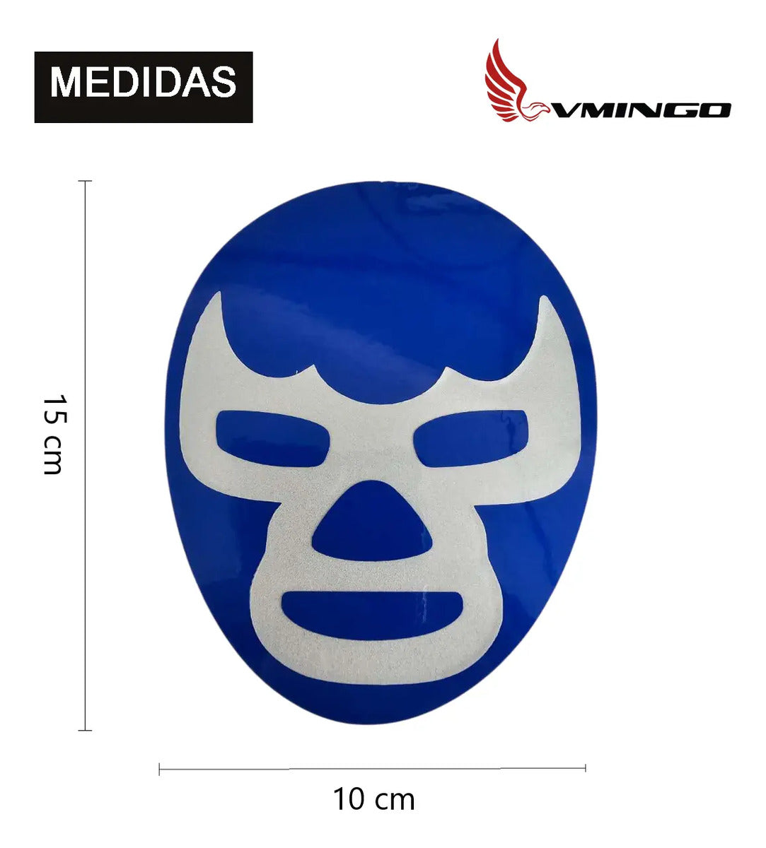 Calcomanía Mascara Luchador Sticker Auto Suv Moto Universal