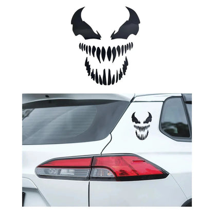Calcomania Carnage Venom Sticker Universal Decorativo Auto Moto Suv Vinil Laptop Termo Pegatina Blanco