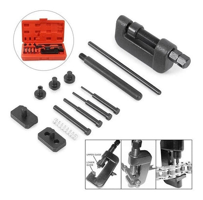 Cortador Cadena Remachadora Moto Bici Atv Estuche