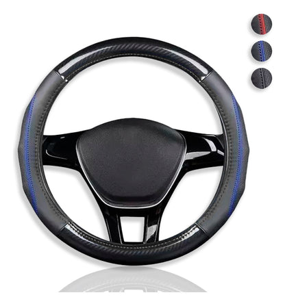 Funda Cubre Volante Fibra Carbono Gama Alta Redondo 38cm