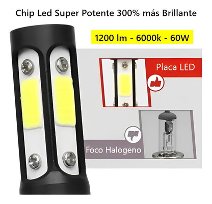 Kit Faros Delanteros Led 4 Lados Auto Moto 9007 H4 H13 9004