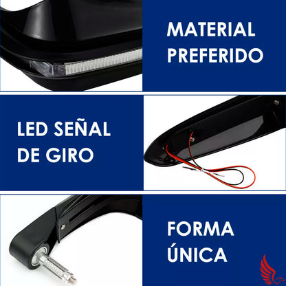 Cubre Puños Moto Luz Led Hand Guards Universal Sin Hueco