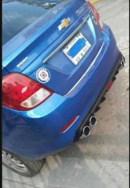 Escape Difusor Trasero Universal Spoiler Tuning Racing Sport