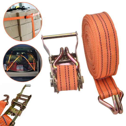 Eslinga Amarre Gancho Tensor Acero 5cm*10m Carga Fija 2500kg