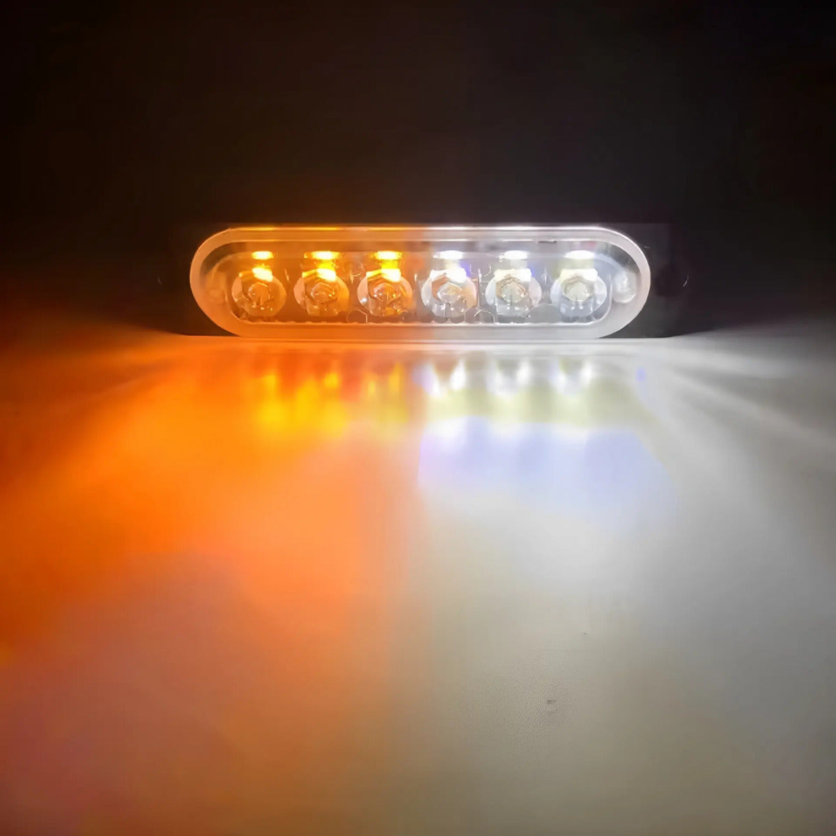 Par Faro Led Patrulla Barra Lateral Estrobo Moto Auto
