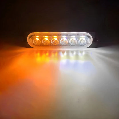 Par Faro Led Patrulla Barra Lateral Estrobo Moto Auto