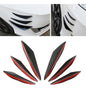 Aletillas Facia Canards Spoiler Bumper Universal 6 Piezas