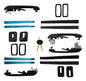 4 Manijas Juego Ext Jetta Golf Mk1 Mk2 Caribe Atlantic 79-92