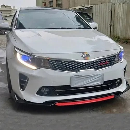 Lip Splitter Delantero Filo Color Facia Auto Deportivo Frontal 4pz