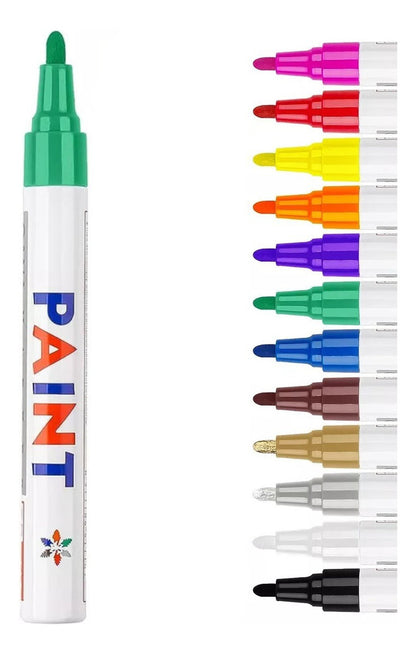 Plumon Marcador Llanta 1 Pz Sport Letras Auto Moto Tunning