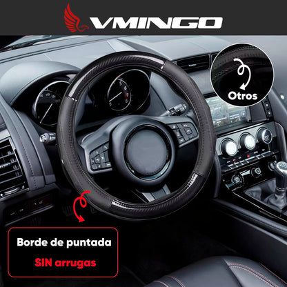 Funda Cubre Volante Fibra Carbono Gama Alta Redondo 38cm