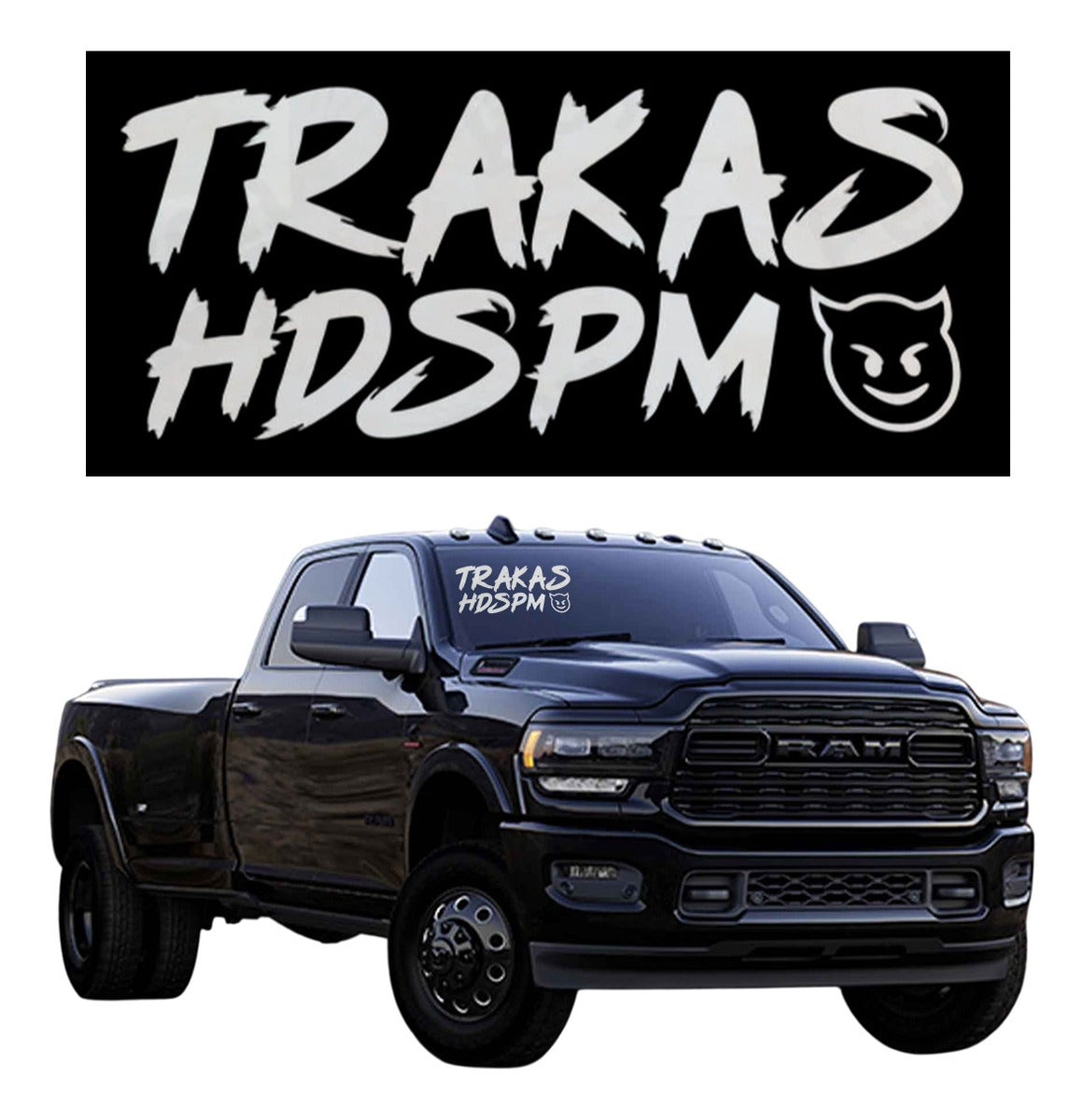 Calcomanía Trakas Hdspm Sticker Universal Decorativo Auto