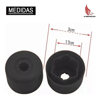 Tapon Cubre Birlo Vw 17mm Decorativo Protector Gancho