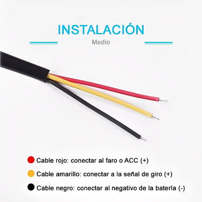Par Tira Led Drl 30cm Direccional Secuencial Flexible Auto