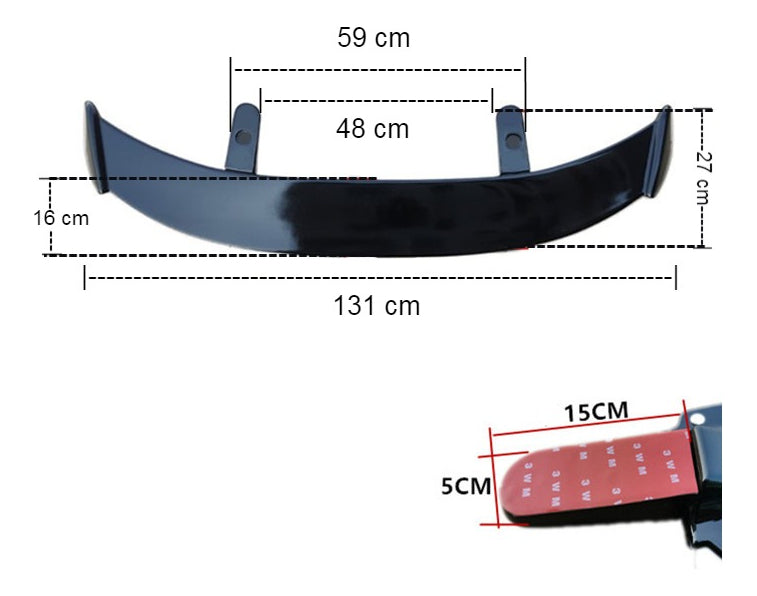Aleron Cola De Pato Hatchback Universal Spoiler Sport